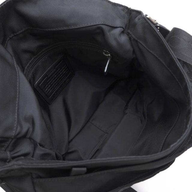 ○コーチ COACH ナイロンツイル 牛革 ショルダーバッグ F70422 Voyager