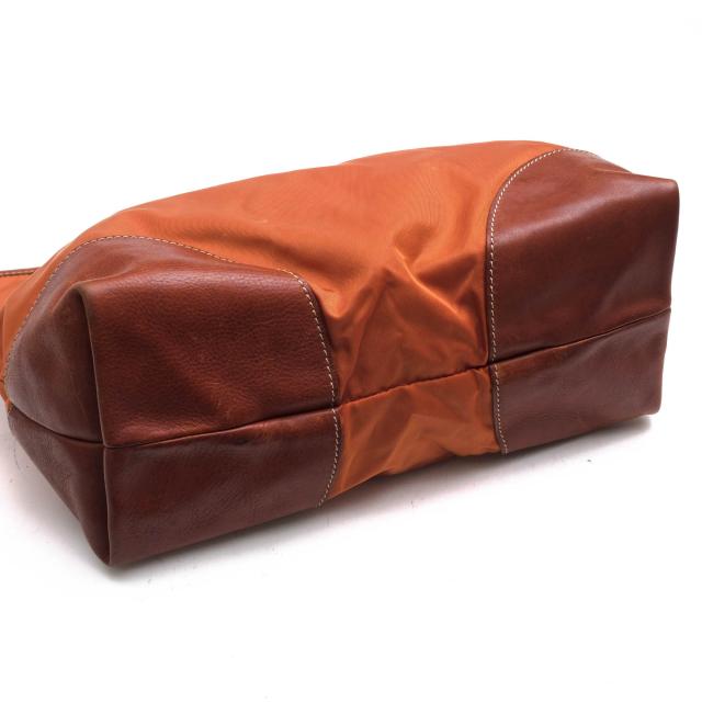 ○フェリージ Felisi アンゴロ モルビド 伊リモンタ社ナイロン バケッタレザー 牛革 トートバッグ 12/38/DS+NK ユニセックス 男女  中古