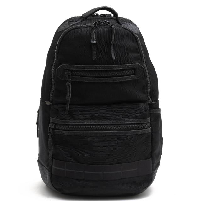 ○マスターピース master-piece 高強力ナイロン 防水レザー リュック 02601 RAD シボ革 シュリンクレザー デイパック メンズ 【中  中古の通販は