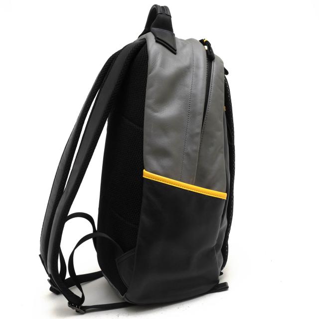 ○コーチ COACH メッシュプリントナイロン スムースカーフレザー 牛革 リュック 4001 Edge Backpack With Camo Print デイパック 中古