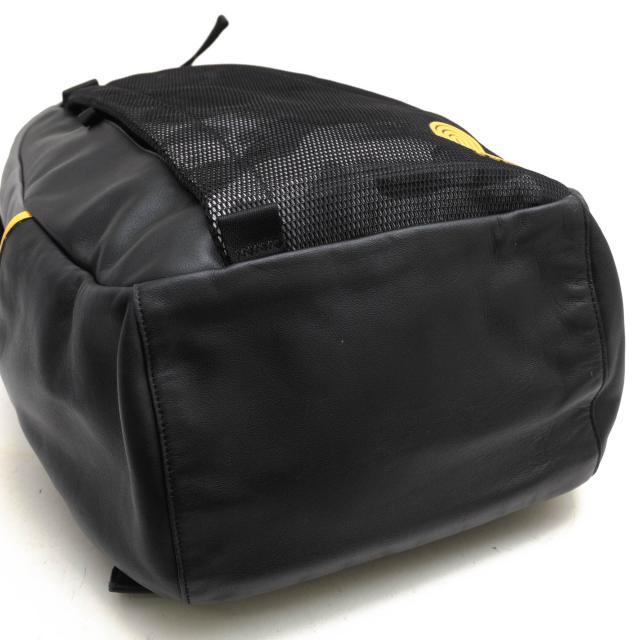 ○コーチ COACH メッシュプリントナイロン スムースカーフレザー 牛革 リュック 4001 Edge Backpack With Camo Print デイパック 中古