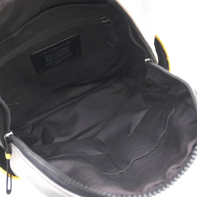 ○コーチ COACH メッシュプリントナイロン スムースカーフレザー 牛革 リュック 4001 Edge Backpack With Camo Print デイパック 中古