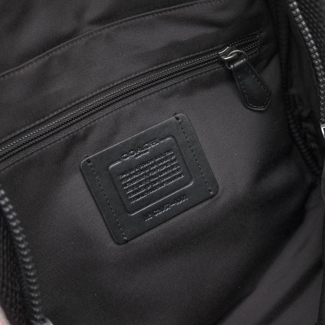○コーチ COACH メッシュプリントナイロン スムースカーフレザー 牛革 リュック 4001 Edge Backpack With Camo Print デイパック 中古