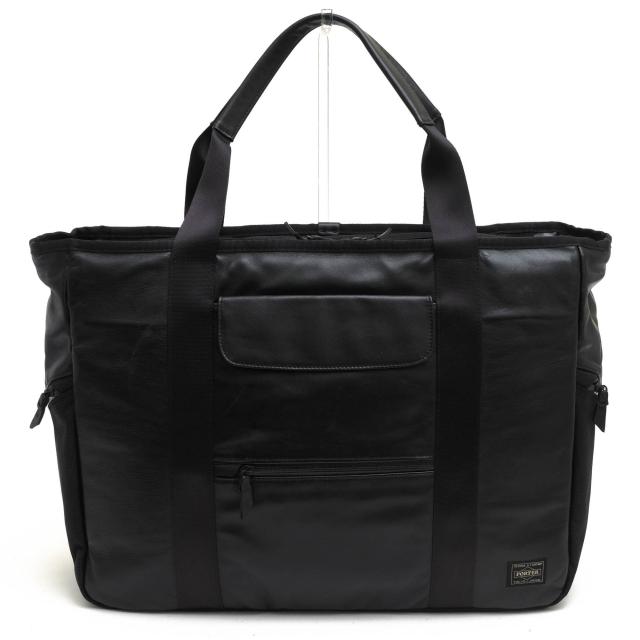 ○ポーター 吉田カバン PORTER B印 YOSHIDA SELECT ステア スコッチガードTM トートバッグ 107-08405 ZOOM TOTE BAG ズーム メンズ 中古