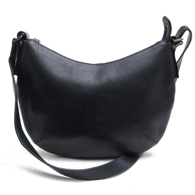 ○ヒロフ HIROFU ソフトバケッタ ナチュラルシュリンク仕上げ牛革 ショルダーバッグ Sollo S ソーロ Hロゴ シボ革 シュリンクレザ  中古の通販は