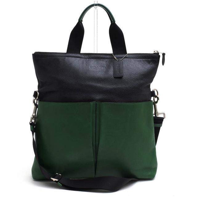○コーチ COACH 牛革 トートバッグ F71722 FOLDOVER TOTE IN SMOOTH 
