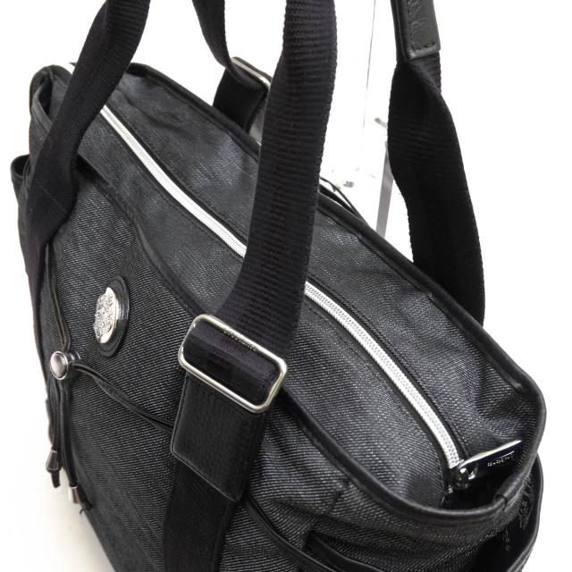 ○オロビアンコ orobianco デニム ジーンズ調素材 牛革 トートバッグ ARINNIDE JEANS 肩掛け ワンショルダーバッグ メンズ 【中古 中古_4
