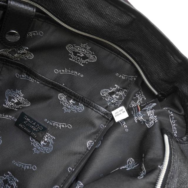 ○オロビアンコ orobianco デニム ジーンズ調素材 牛革 トートバッグ ARINNIDE JEANS 肩掛け ワンショルダーバッグ メンズ 【中古 中古_7