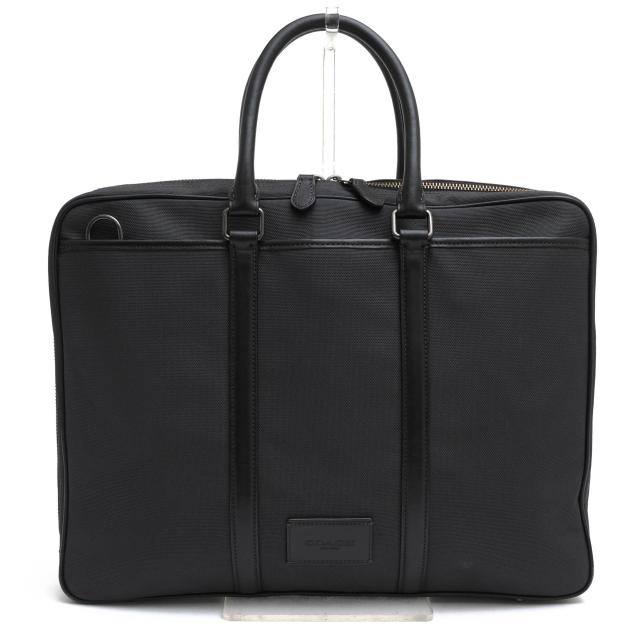 ○コーチ COACH CORDUARA コーデュラ社 ビジネスバッグ 23808 Metropolitan Slim Brief メトロポリタン スリム ブリーフ メンズ 【 中古