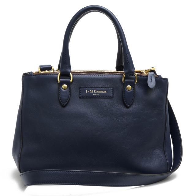 ○J＆Mデヴィッドソン J＆M DAVIDSON 牛革 カーフ ハンドバッグ MINI INGRID 2WAY ショルダーバッグ 定番 レディース 【中古】 中古