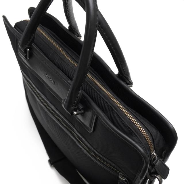 ○コーチ COACH 一部牛革 ビジネスバッグ 70892 Crosby Slim Brief