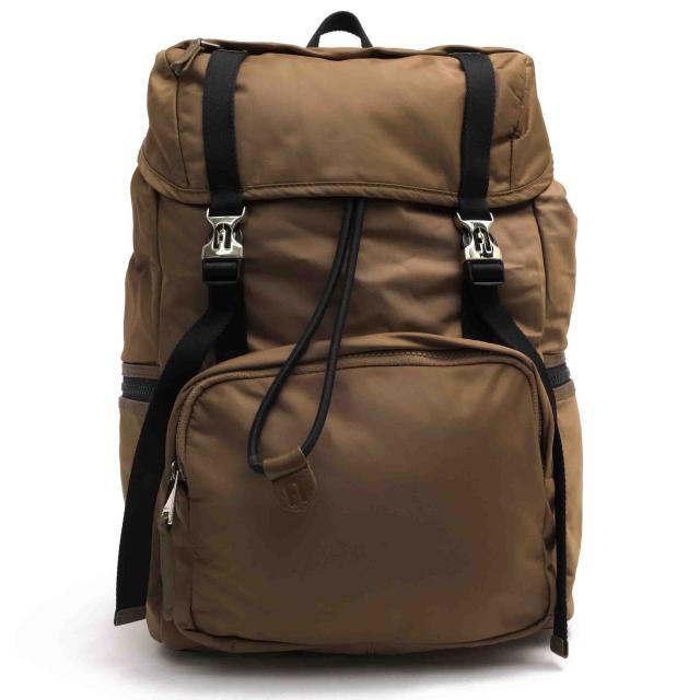○フルラ FURLA ナイロンツイル 牛革 リュック MB00038_S50000_1057 Man Cosmo M Backpack バックパック メンズ 【中古】 中古