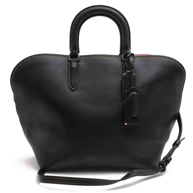 ○コーチ COACH Glovetanned leather グラブタンレザー 牛革 ハンドバッグ 59132 Dakotah Satchel ダコタ サッチェル ラウンド型 2 中古