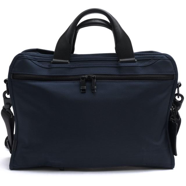 ○トゥミ TUMI FXTバリスティックナイロン 牛革 ビジネスバッグ 2603108NVY3E Alpha 3 Organizer Portfolio Brief アルファ3 オー 中古_1