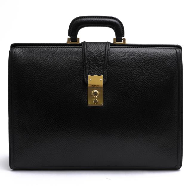 ○タニザワ TANIZAWA 牛革 ビジネスバッグ 004-148 BLACK BULL ダレスバッグ Mサイズ シボ革 シュリンクレザー 定番 メンズ 【中古 中古