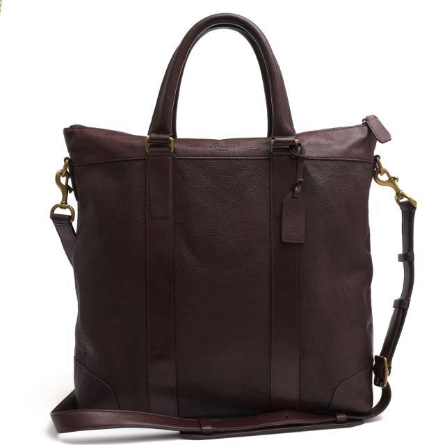 ○コーチ COACH イタリア産チェルボレザー 牛革 トートバッグ 70477 CROSBY Leather Tote クロスビー レザー トートX 2WAY ショル 中古 30,426円