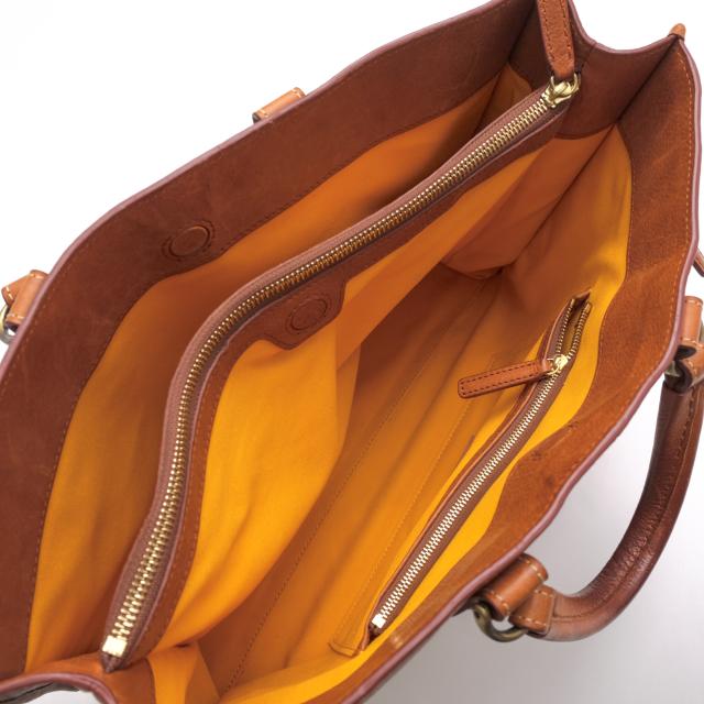 ○土屋鞄 TSUCHIYA-KABAN バケッタミリングレザー タンニン鞣し 牛革 ビジネスバッグ URBANO City Tote ウルバーノ シティートート 中古_6