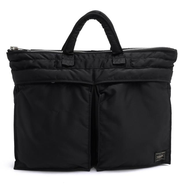 ○ポーター 吉田カバン PORTER ナイロンツイル ポリエステル綿ボンディング加工 ビジネスバッグ 622-78330 TANKER SHORT HELMETBAG 中古 15,696円