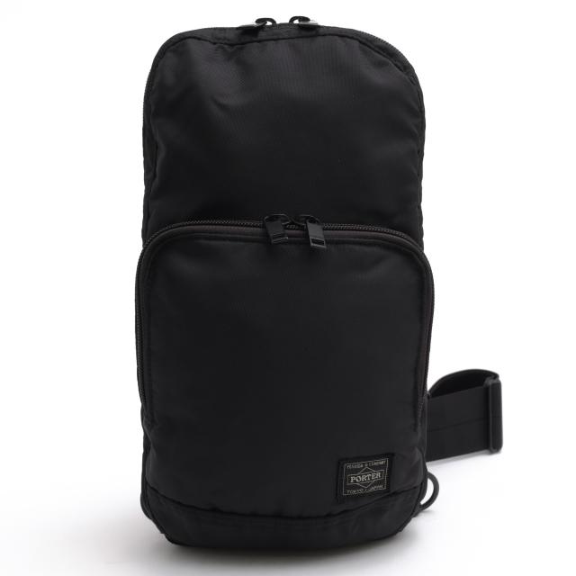 ○ポーター 吉田カバン PORTER ナイロンオックス テフロン ショルダーバッグ 689-05941 FLASH SLING SHOULDER BAG フラッシュ ボデ 中古
