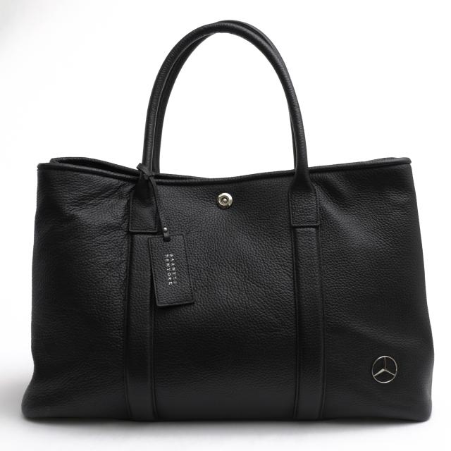 ○バーニーズニューヨーク BARNEYS NEWYORK 牛革 メルセデス・ベンツ Mercedes-Benz トートバッグ A4サイズ収納可 シボ革 シュリン 中古 30,733円