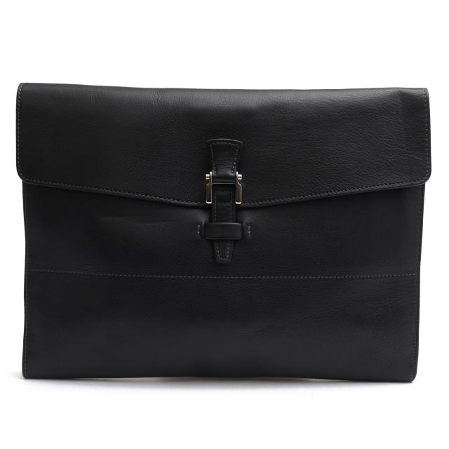 ○タニザワ TANIZAWA 牛革 セカンドバッグ/クラッチバッグ ビジネスバッグ シボ革 シュリンクレザー メンズ 【中古】 中古 25,489円