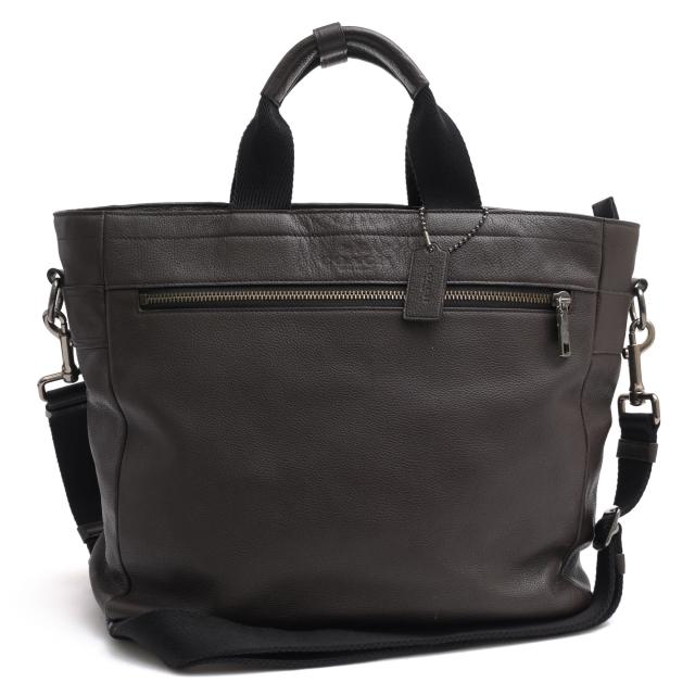 ○コーチ COACH ペブルドレザー 牛革 トートバッグ 71648 UTILITY TOTE IN PEBBLE LEATHER ユーティリティ トート シボ革 シュリン 中古 23,502円