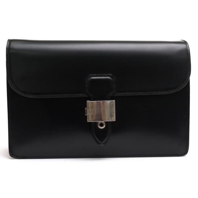 ○ダンヒル Dunhill 牛革 カーフ セカンドバッグ/クラッチバッグ LW9000C Confidential コンフィデンシャル フラップ式 メンズ 【 中古