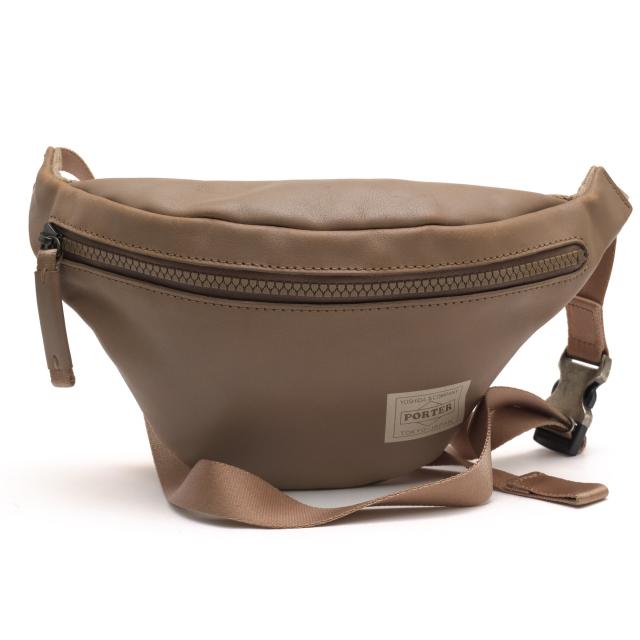 ○ポーター 吉田カバン PORTER 牛ステア ウエストバッグ 028-05052 EASE FANNY PACK イーズ ボディバッグ ユニセックス 男女兼用 中古 17,406円
