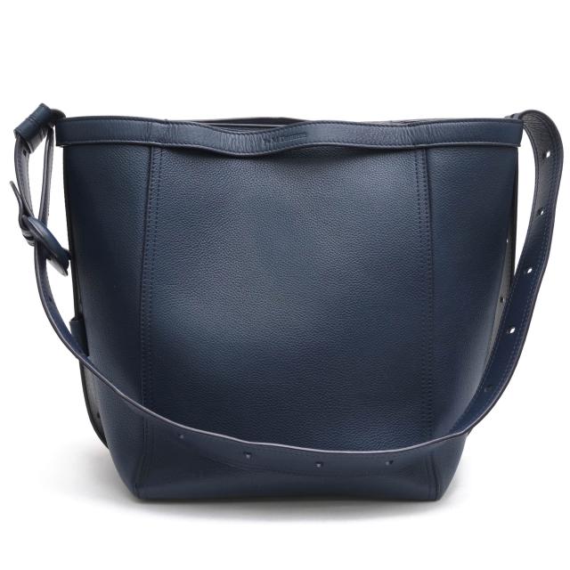 ○J＆Mデヴィッドソン J＆M DAVIDSON カーフレザー 牛革 ショルダーバッグ TONNE BAG バケットバッグ 肩掛け ワンショルダーバッグ 中古