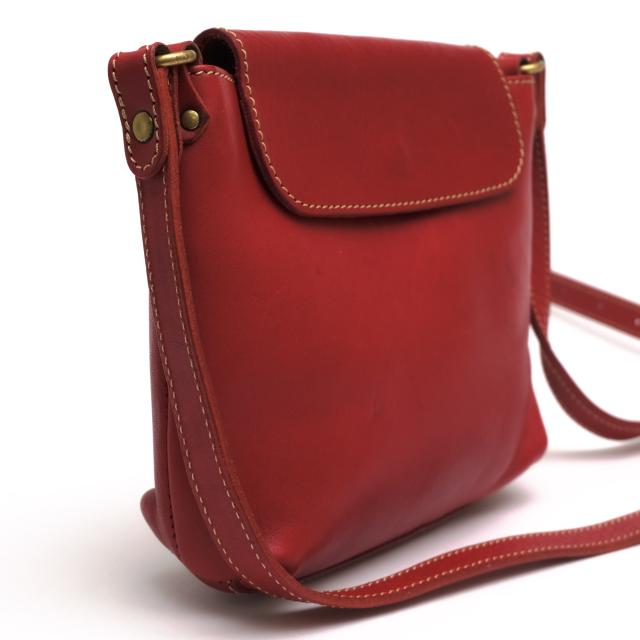 ○ポルコロッソ PORCO ROSSO 牛革 オリジナルレザー ショルダーバッグ