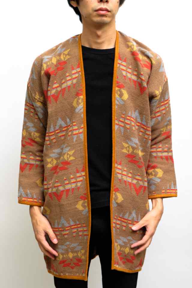 ○ビズビム VISVIM SANJURO COAT NT.BLANKET (N.D.) BROWN ジャケット メンズ 中古