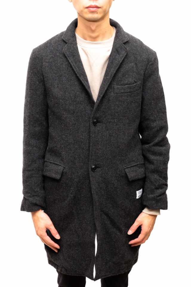 ○ベドウィン BEDWIN 2B TWEED CHESTER COAT 