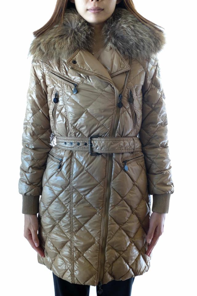 モンクレール MILBROOK ファーダウンコート モンクレール MILBROOK ファーダウンコート