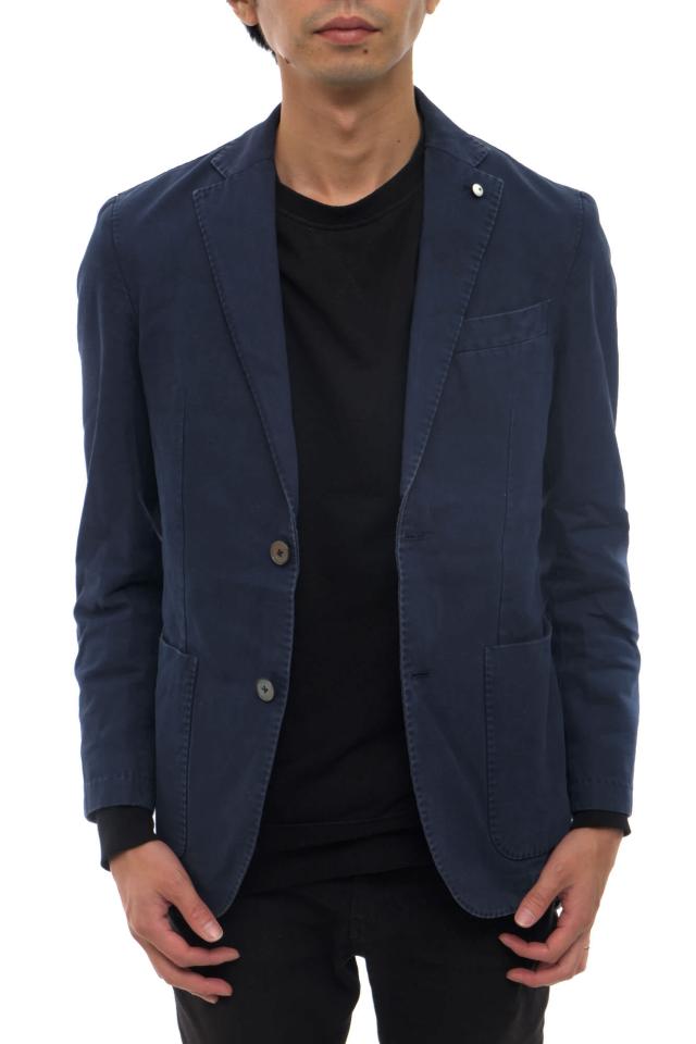 ○エルビーエム1911 L.B.M.1911  テーラードジャケット 5928225192 アンコンジャケット シェルボタン シングルブレスト メンズ 【  中古