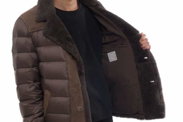 エンメティ Emmeti ダウンジャケット Vladimir 羊革 ムートン メンズ 中古 中古の通販はau Pay マーケット ブランディング