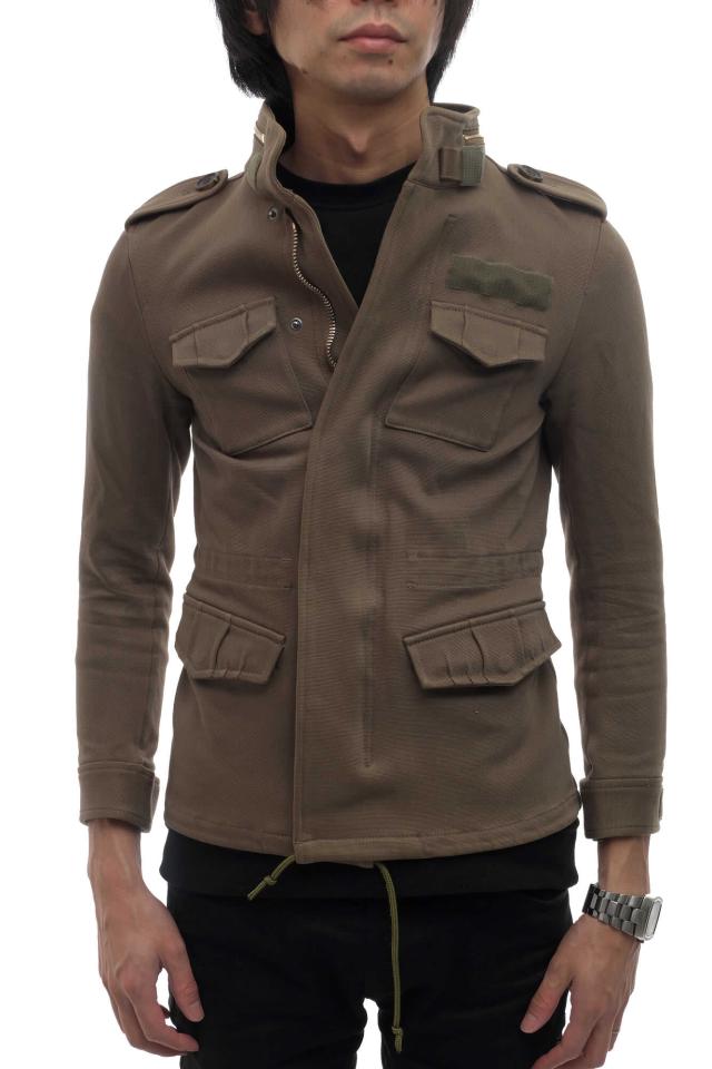 ○ジュンハシモト junhashimoto パワードクロス フィールドジャケット 16SS-1041610002-OL 16SS M65 OLIVE ストレッチ POWERED CLO 中古