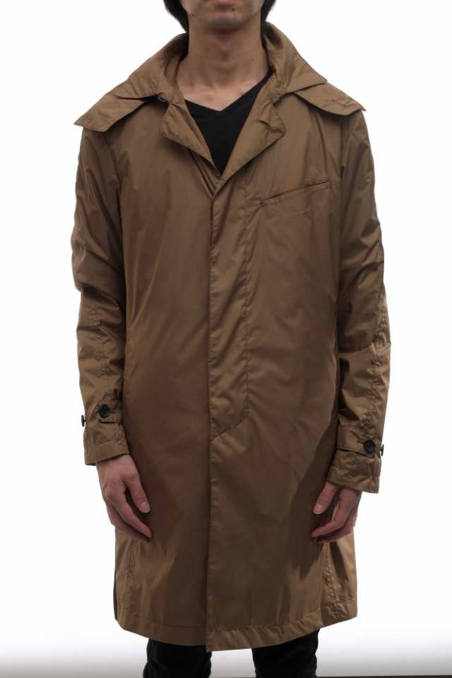 ○ジュンハシモト junhashimoto LIMONTA リモンタ社 トレンチコート COT002 CHANGE SLEEVE COAT チェンジスリーブコート フード付 中古