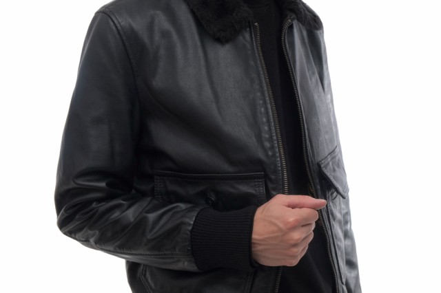 Supreme コラボ Schott B-3 M レザー ジャケット ミリタリー