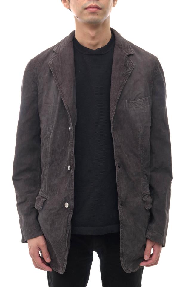 ○ドルガバ DOLCE＆GABBANA テーラードジャケット  コーデュロイ シングルブレスト ヴィンテージ加工 メンズ 【中古】 中古 ○ドルガバ DOLCE＆GABBANA テーラードジャケット コーデュロイ