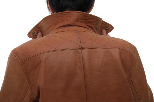 ○フジト FUJITO 牛革 フライトジャケット WF1-J04 ririジップ 中綿 A-2 ミリタリー リブ メンズ 【中古】 中古