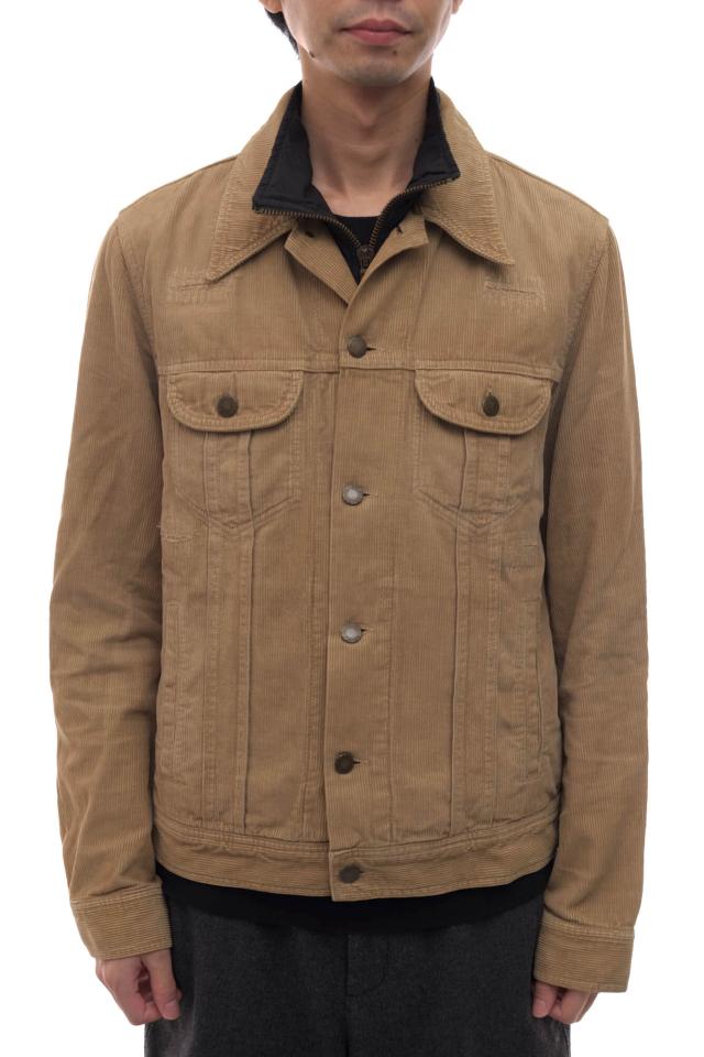 ○ドルガバ DOLCE＆GABBANA トラッカージャケット SP12 U9302 ライナー付き ヴィンテージ加工 コーデュロイ メンズ 【中古】 中古