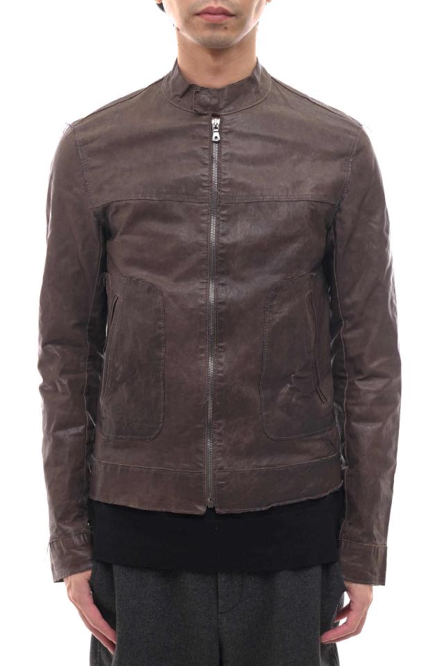 ○ドルガバ DOLCE＆GABBANA ラムレザー 羊革 シングルライダース LS-G9170L/FULQD-B ヴィンテージ加工 メンズ 【中古】 中古