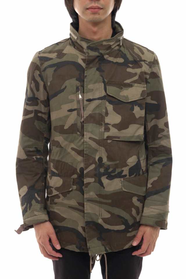 ○ノンネイティブ nonnative フィールドジャケット NN-J3001 TROOPER JACKET COTTON ARMY CLOTH WITH WINDSTOPPER 2L CAMO ウィン 中古