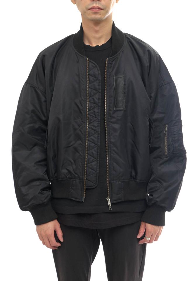 ○瓦 glamb  飛翔上衣 GB17SP MN19 Big MA-1 肋筋 ミリタリー 中綿 メンズ 【中古】 中古