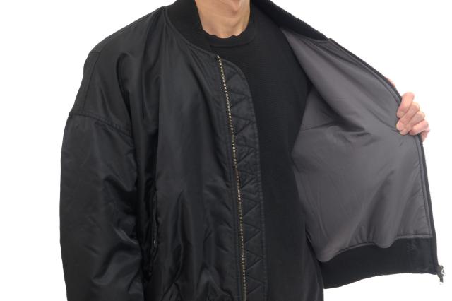 ○瓦 glamb  飛翔上衣 GB17SP MN19 Big MA-1 肋筋 ミリタリー 中綿 メンズ 【中古】 中古