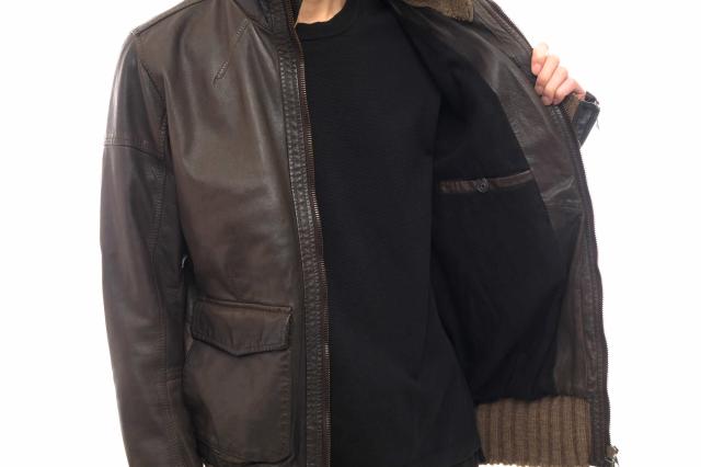 ○メッサジェリエ MESSAGERIE  飛翔上衣 ヴィンテージ産業 A-2 ミリタリー 肋筋 メンズ 【中古】 中古