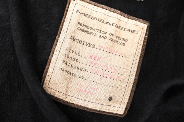 ○メッサジェリエ MESSAGERIE  飛翔上衣 ヴィンテージ産業 A-2 ミリタリー 肋筋 メンズ 【中古】 中古