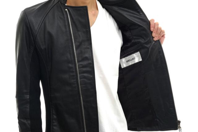 ○シェラック SHELLAC ゴートレザー 山羊革 シングルライダース SSO-403 メンズ 【中古】 中古_4