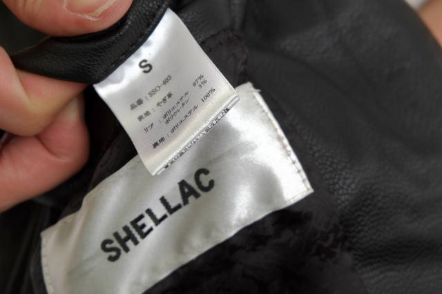 ○シェラック SHELLAC ゴートレザー 山羊革 シングルライダース SSO-403 メンズ 【中古】 中古_8