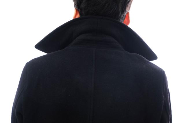 ○ソフネット SOPHNET. 2017AW メルトン生地 スター柄ライニング ステンカラーコート SOPH-178024 MOSSER MELTON SHORT COAT ショ  中古 ○ソフネット SOPHNET. 2017AW メルトン生地 スター柄ライニング